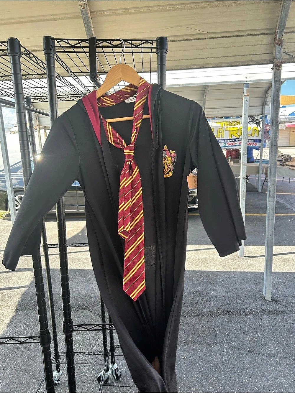 Harry Potter Gryffindor Robe and Tie Set Black & Red